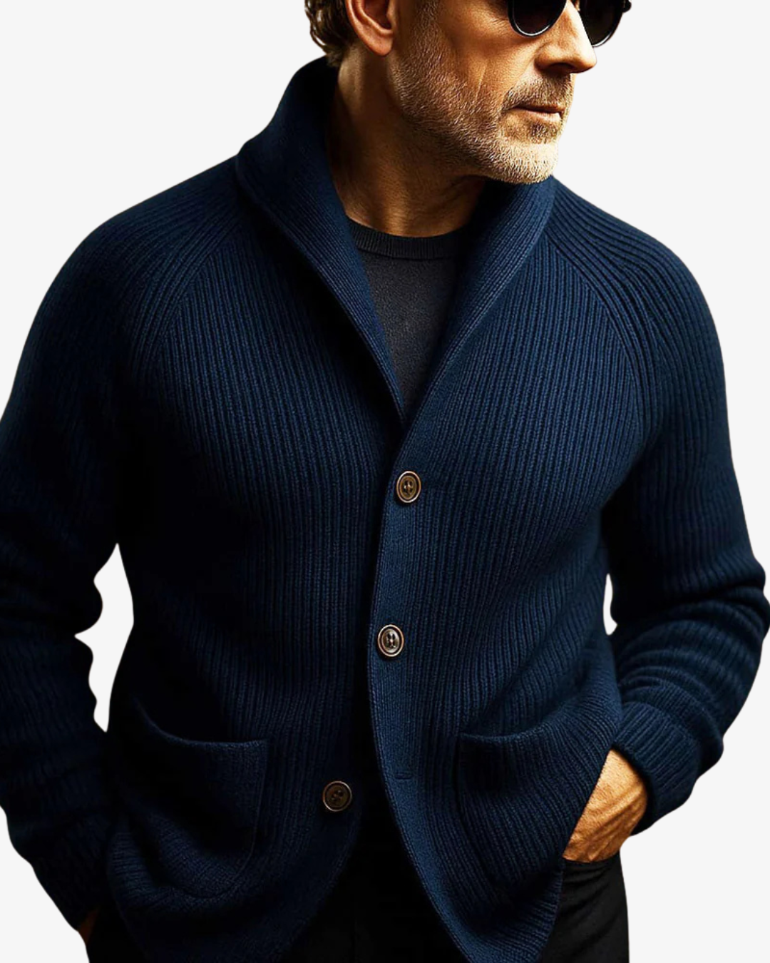Elliot Tailored Button-Front Knit Cardigan | 6 Colors 10