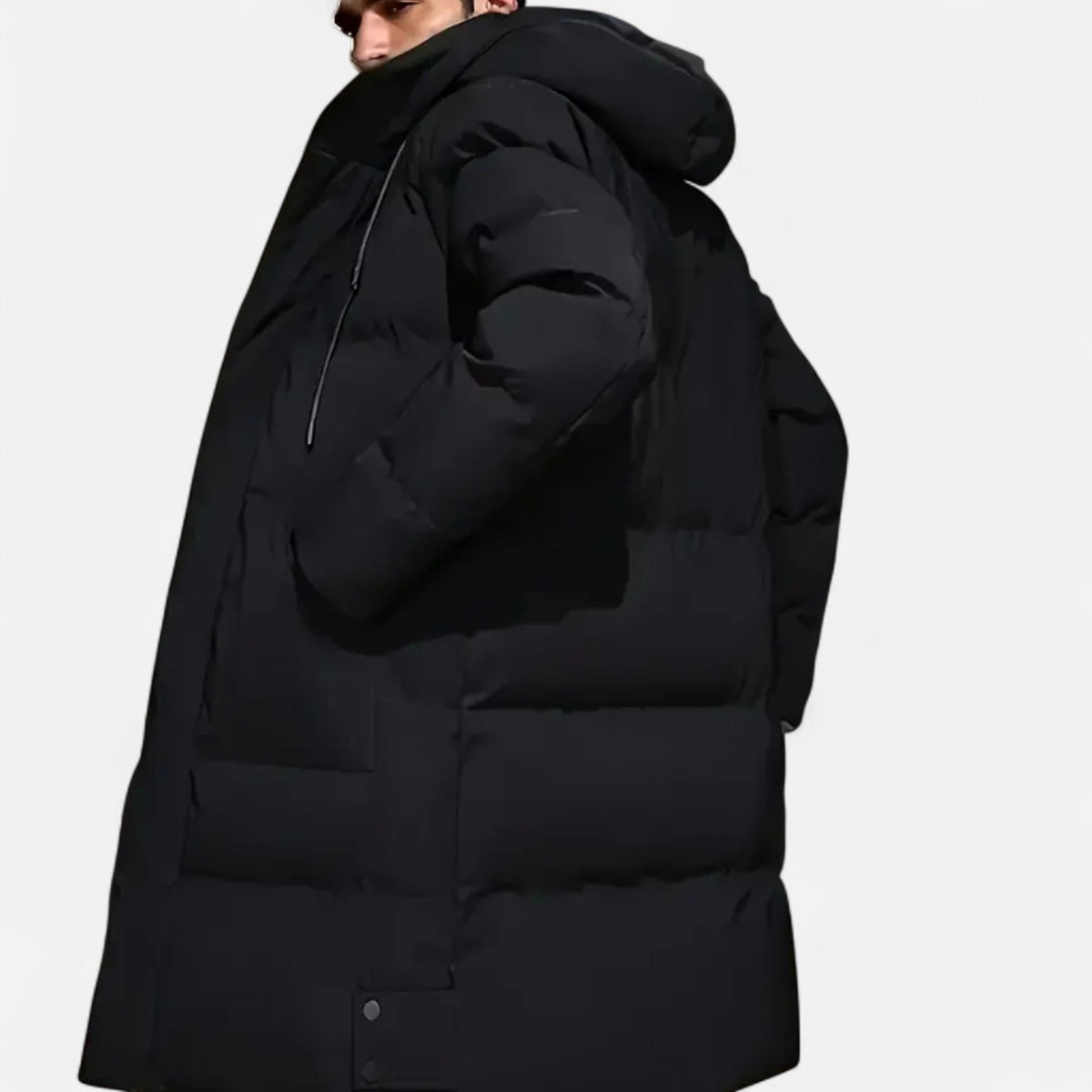 Men's Warm Hooded Winter Jacket — Insulated Regular Fit 8