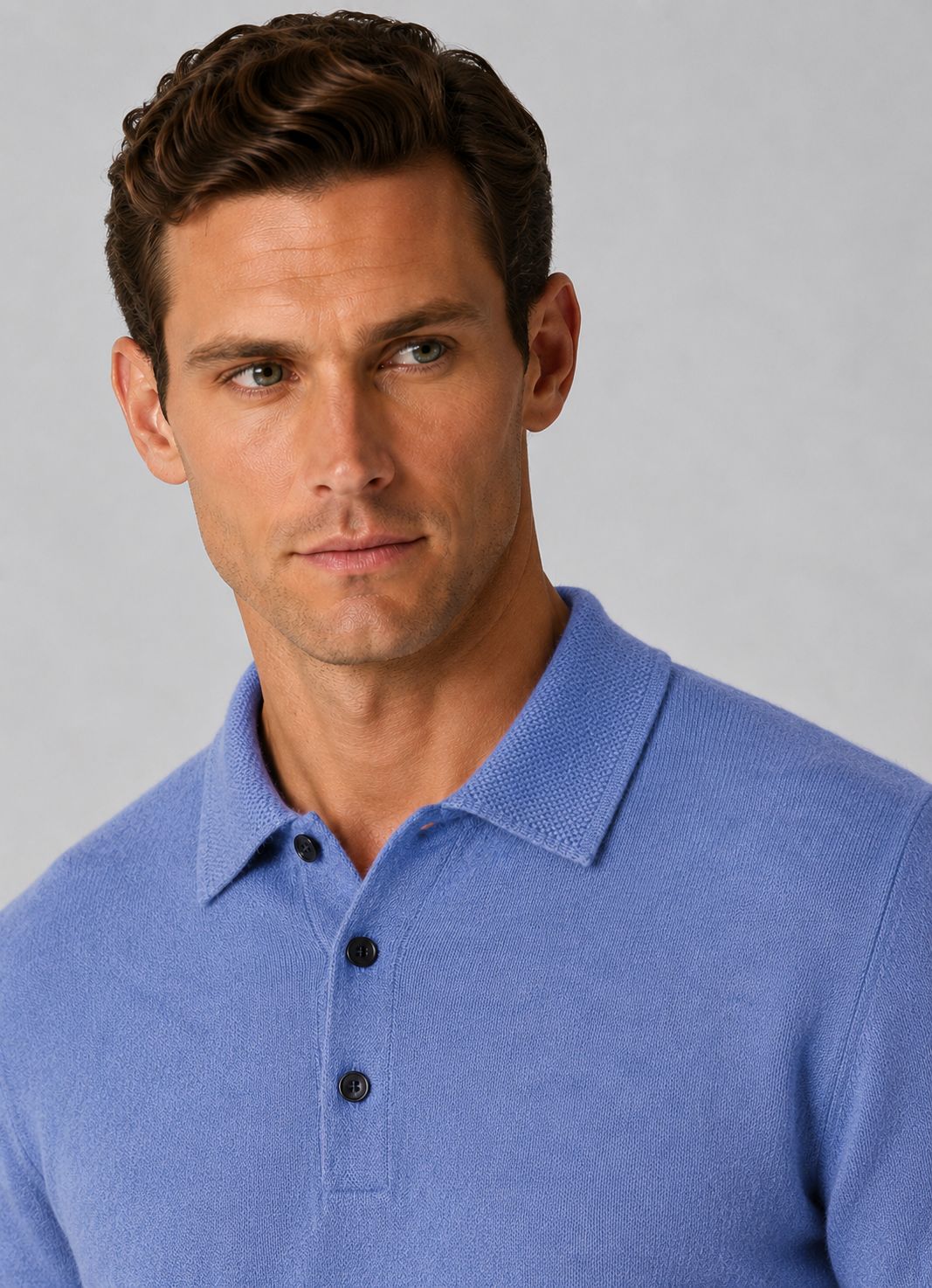 Hover Brothers - Men's - Cotton Knit Three-Button Polo