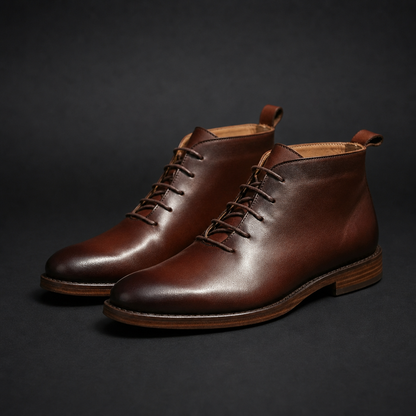 Formentera Leather Chukka Boots — Goodyear Welt Lace-Up 1
