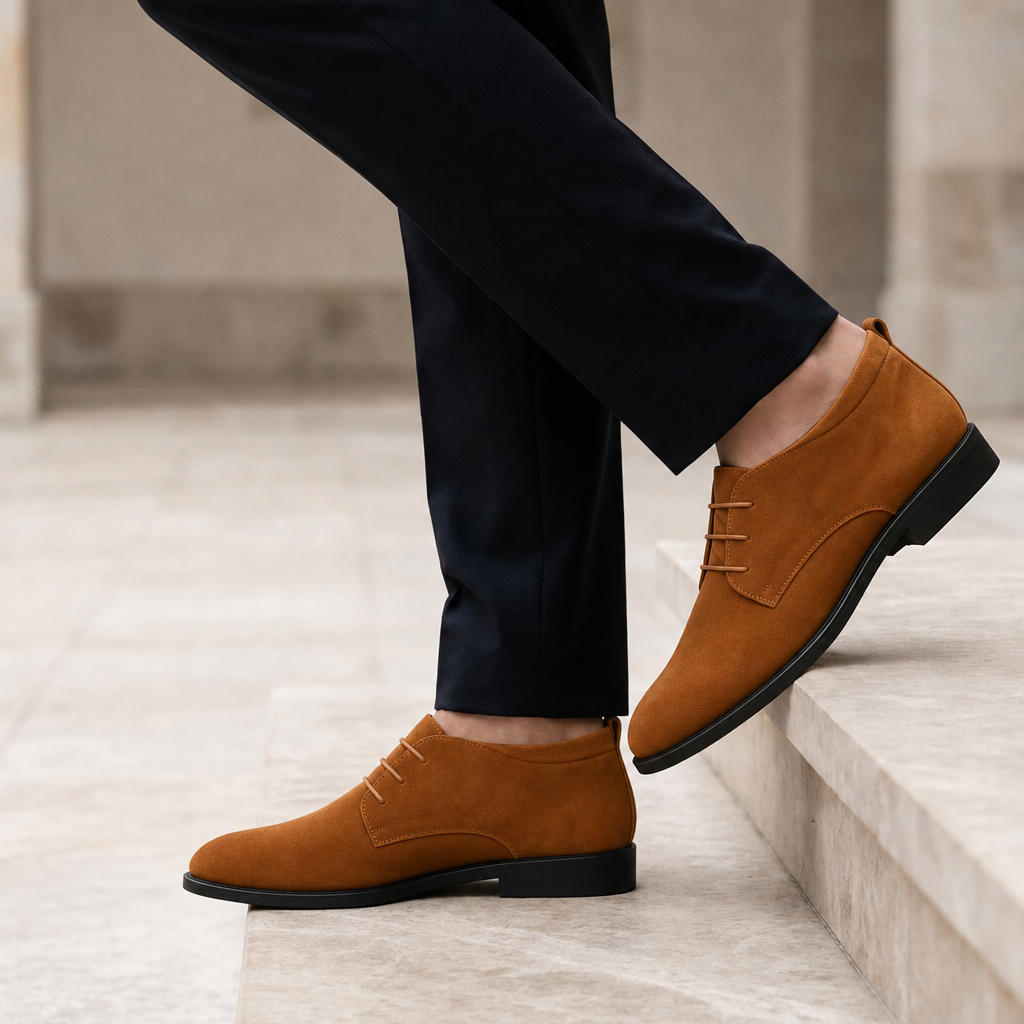 Omodos Faux Suede Chukka Boots — Men's Lace-Up Ankle Boot 1