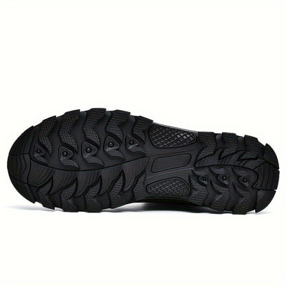 Bradford Rugged Lace-Up Boots — Cushioned Mid-Top for Men 10