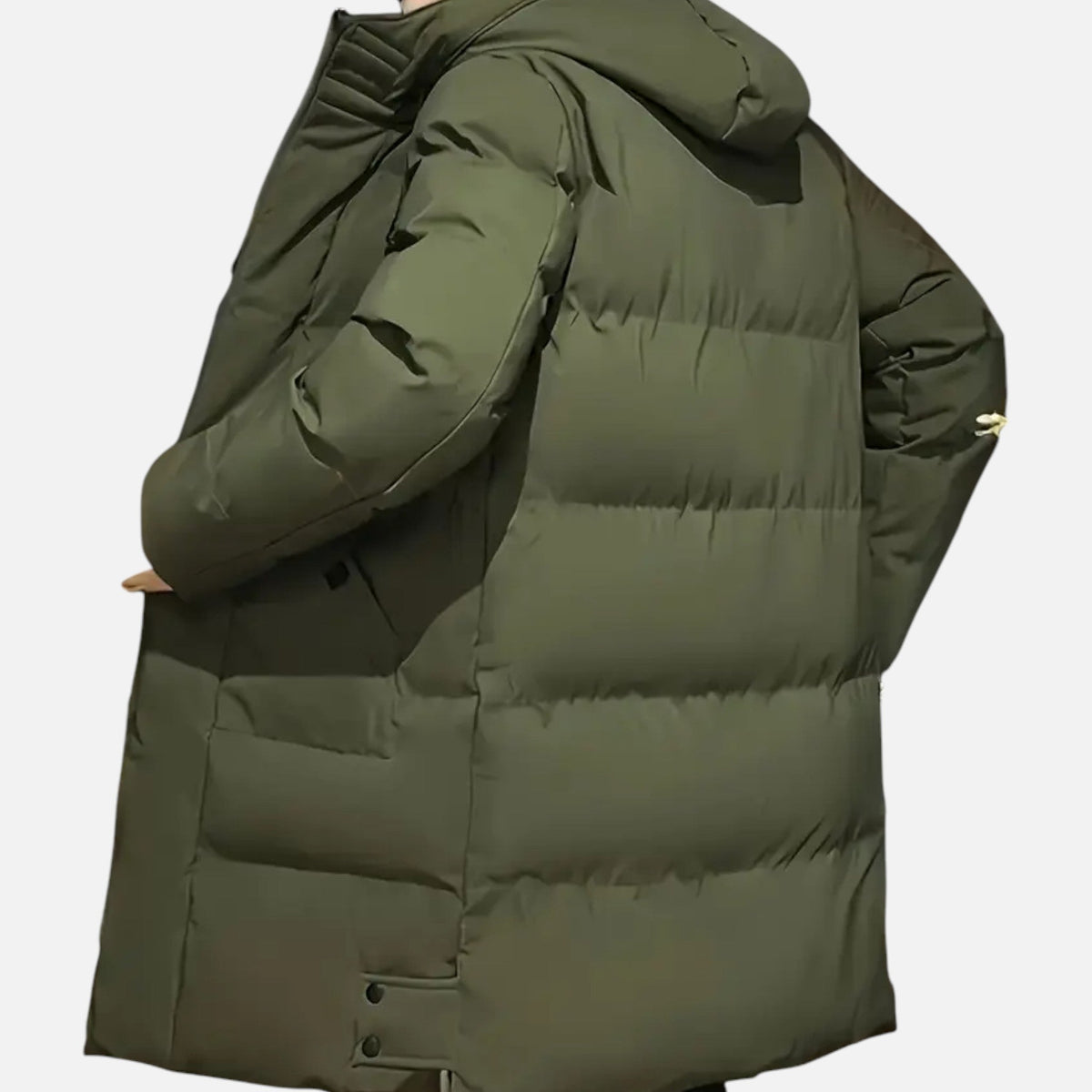 Men's Warm Hooded Winter Jacket — Insulated Regular Fit 6