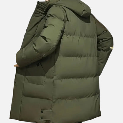 Men's Warm Hooded Winter Jacket — Insulated Regular Fit 6