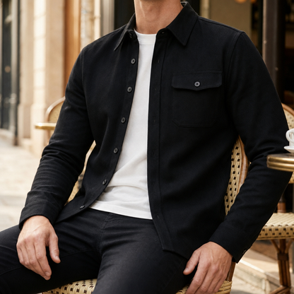 Almeria Relaxed Fit Shirt Jacket — Classic Button-Up Style 2
