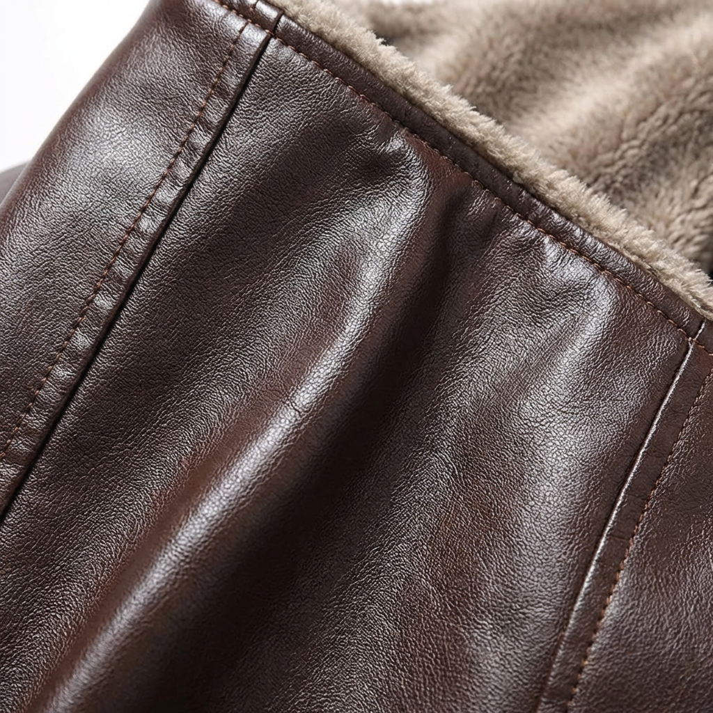 Portofino Full-Grain Leather Jacket — Tailored Classic Fit 6