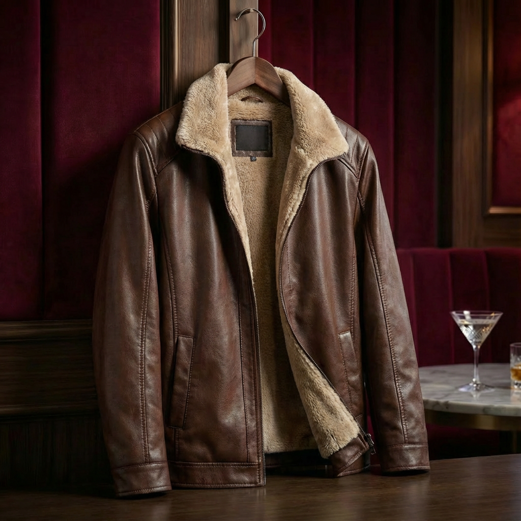Portofino Full-Grain Leather Jacket — Tailored Classic Fit 1