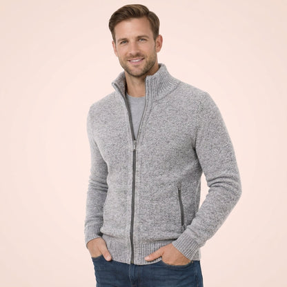 Antonino Merino Wool Full-Zip Sweater — Men's Knitwear 3