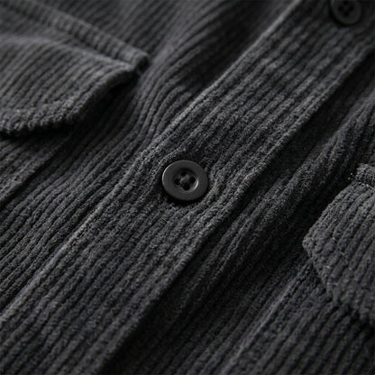 Men's Corduroy Overshirt — Tailored Layering Shirt 4