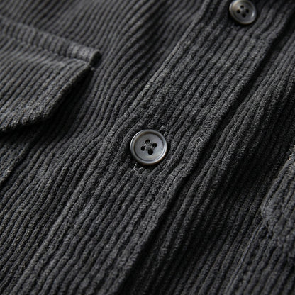 Men's Corduroy Overshirt — Tailored Layering Shirt 5