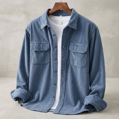 Men's Corduroy Overshirt — Tailored Layering Shirt 2