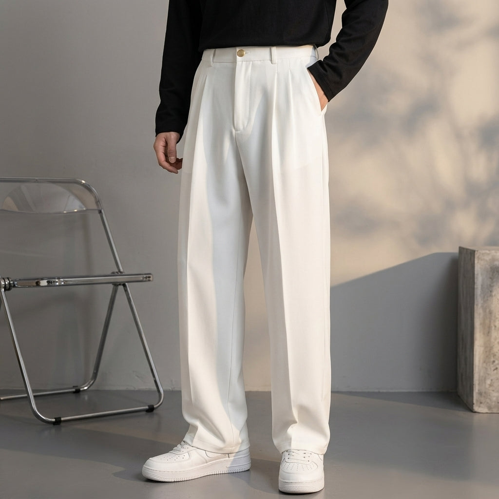 Heritage Wool Pleat Pants — Lightweight Tailored Fit 2