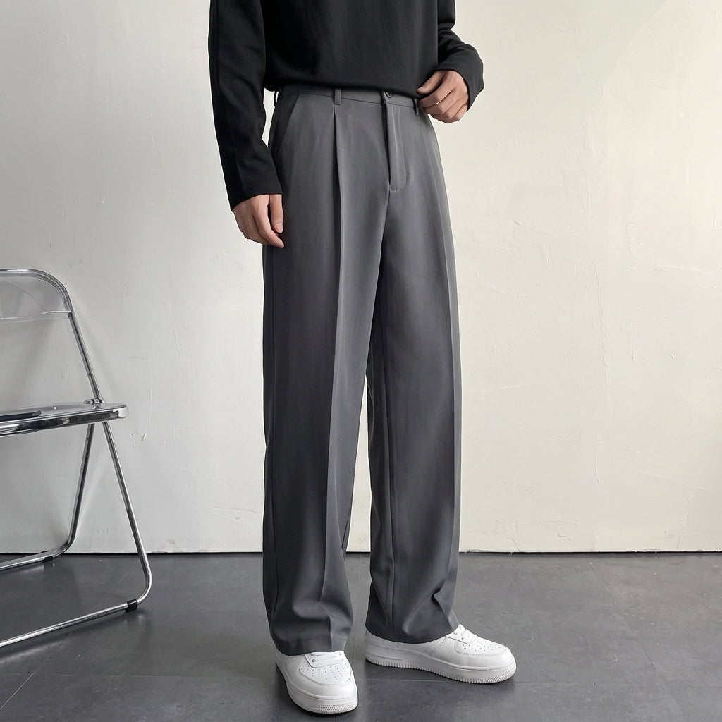 Heritage Wool Pleat Pants — Lightweight Tailored Fit 1