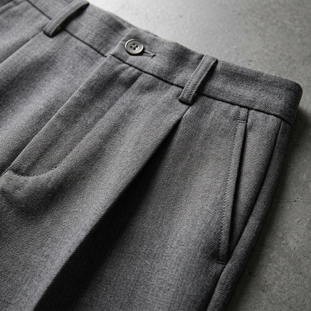 Heritage Wool Pleat Pants — Lightweight Tailored Fit 5