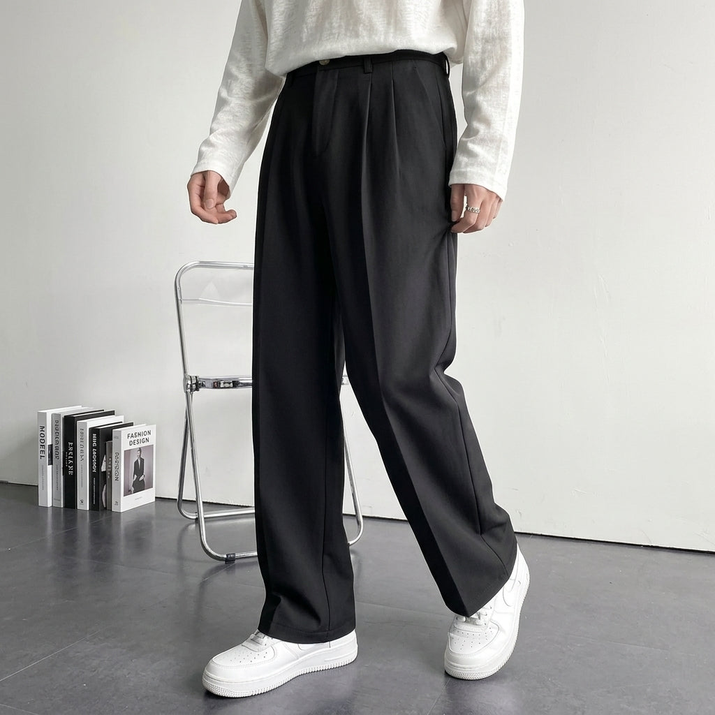 Heritage Wool Pleat Pants — Lightweight Tailored Fit 4