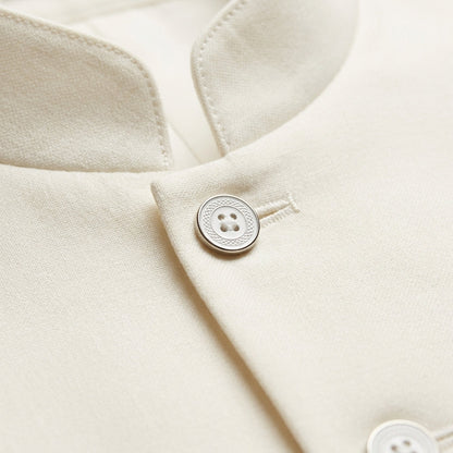 Monaco Stand Collar Blazer — Slim Fit Structured Jacket 5