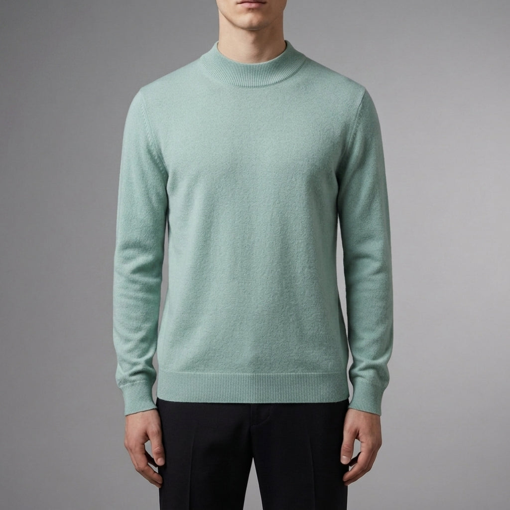 Men's Cashmere Blend Sweater — Soft Luxury Knitwear 4