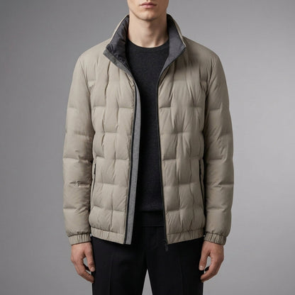 Quilted Down Puffer Jacket — Lightweight Water-Resistant Coat 2