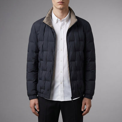 Quilted Down Puffer Jacket — Lightweight Water-Resistant Coat 3