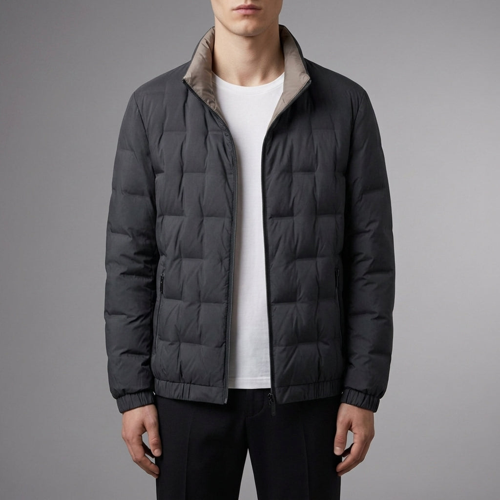 Quilted Down Puffer Jacket — Lightweight Water-Resistant Coat 1