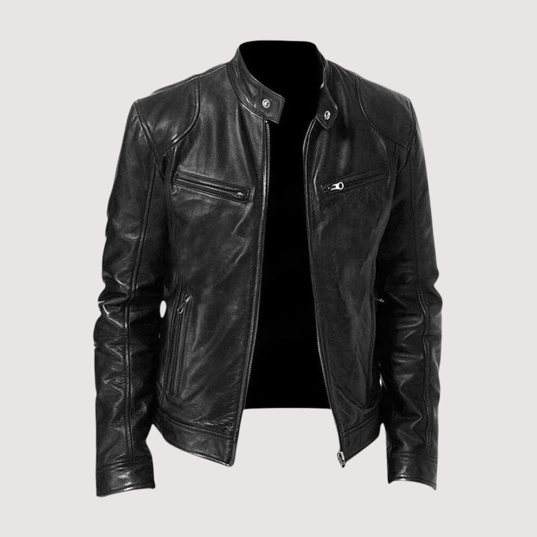 Torino Men's Genuine Leather Jacket — Classic Structured Fit 1
