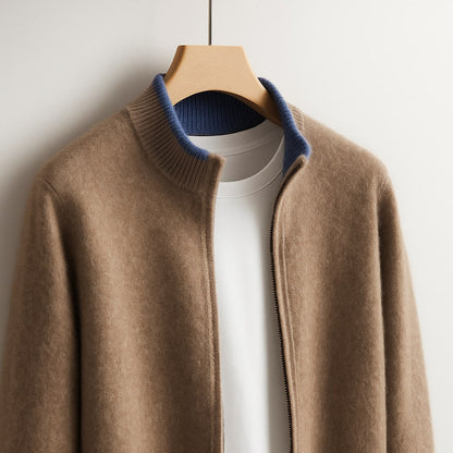 Men's Merino Full-Zip Jacket — Lightweight Fine-Gauge Wool 2