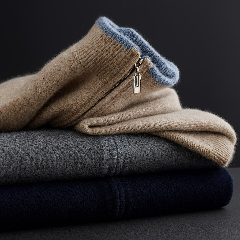 Men's Merino Full-Zip Jacket — Lightweight Fine-Gauge Wool 3