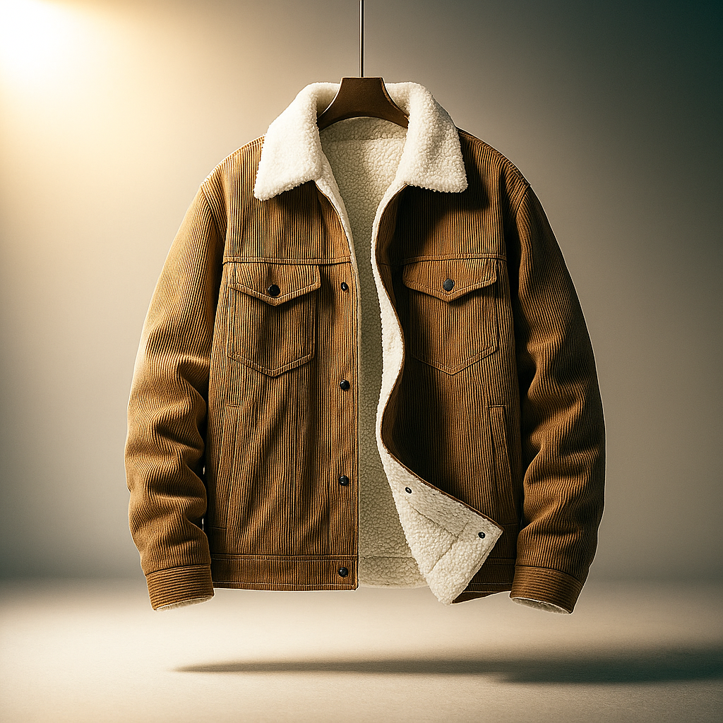 Hudson Corduroy Jacket — Fleece Lined Classic Fit Coat 3