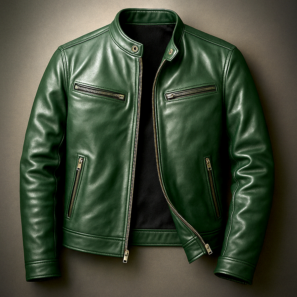 Vintage Genuine Leather Jacket for Men — Classic Style 6