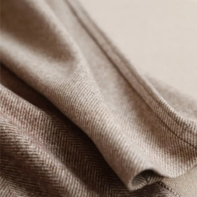 Harrow Herringbone Wool Trousers — Tailored Fit Men's Pants 12