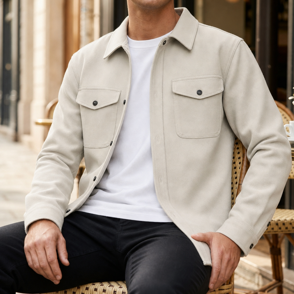 Almeria Relaxed Fit Shirt Jacket — Classic Button-Up Style 5