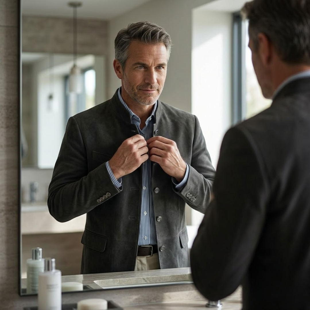 Adrian Button Cardigan for Men — Modern Casual Fit 2