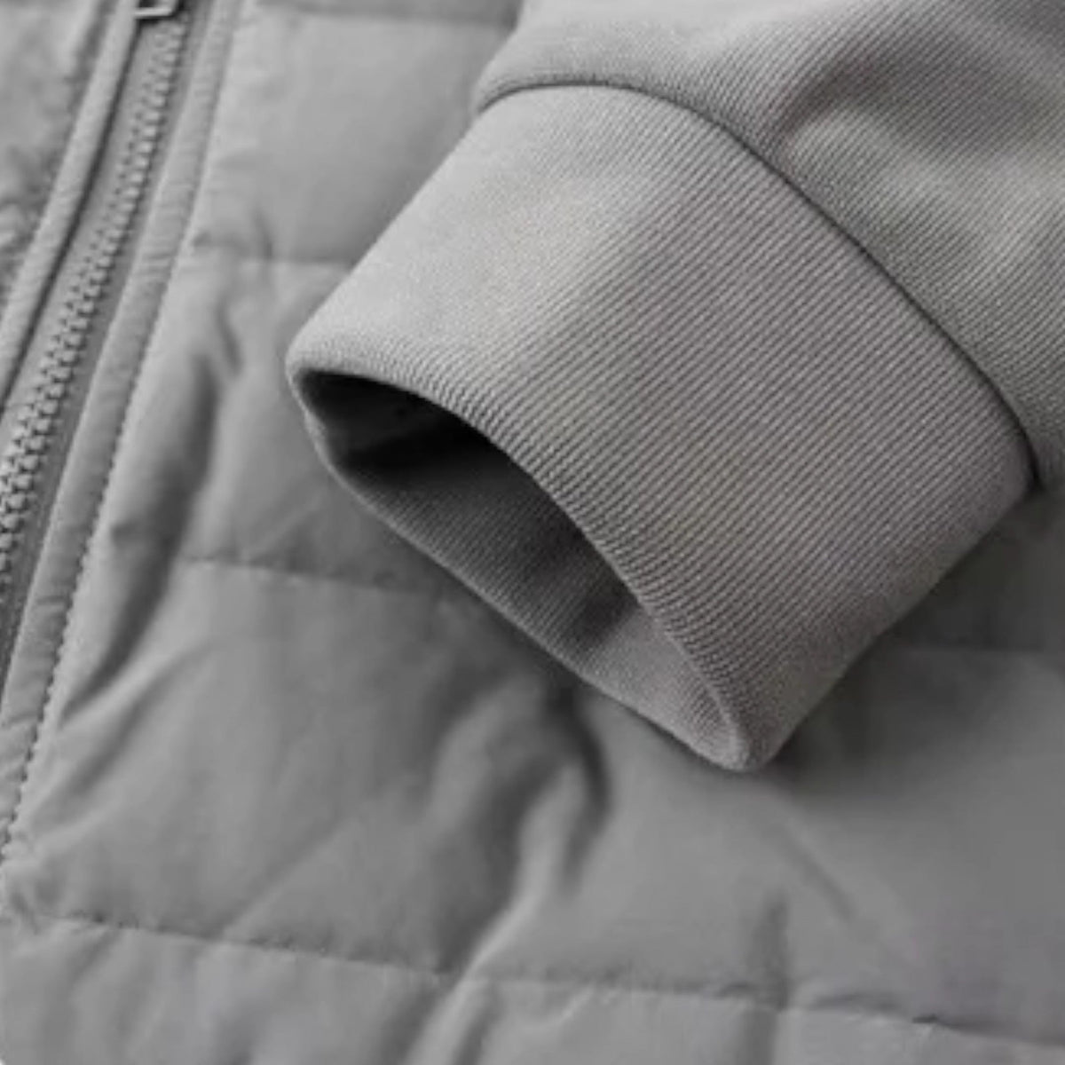 Men's Hooded Down Jacket — Quilted Panels, Lightweight Warmth 9
