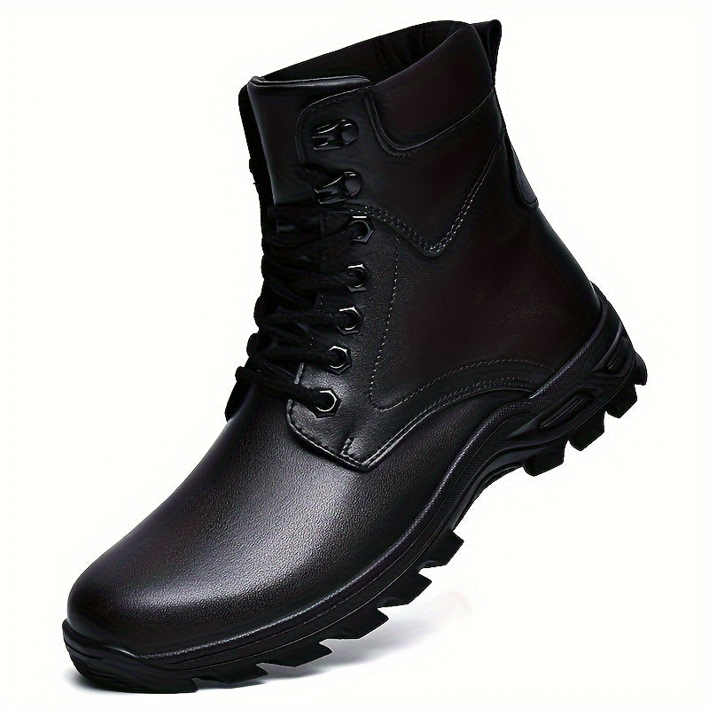 Bradford Rugged Lace-Up Boots — Cushioned Mid-Top for Men 4