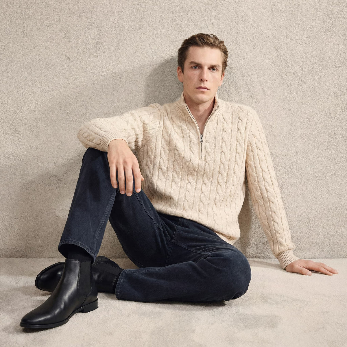 Sebastian Leather Chelsea Boots — Men's Slip-On Style 1