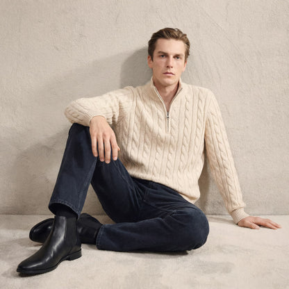 Sebastian Leather Chelsea Boots — Men's Slip-On Style 1