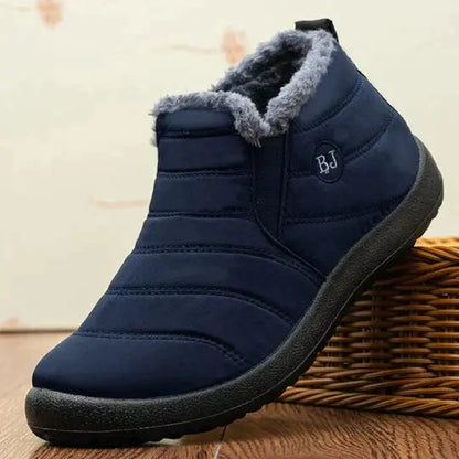 Men's Fur-Lined Waterproof Winter Ankle Boots — Slip-On 2