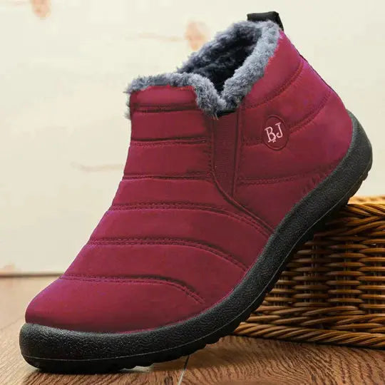 Men's Fur-Lined Waterproof Winter Ankle Boots — Slip-On 3