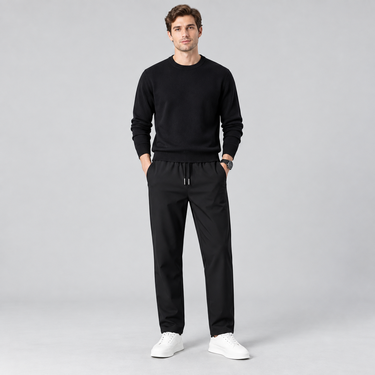 Men's Fleece-Lined Water-Repellent Trousers — Regular Fit 2