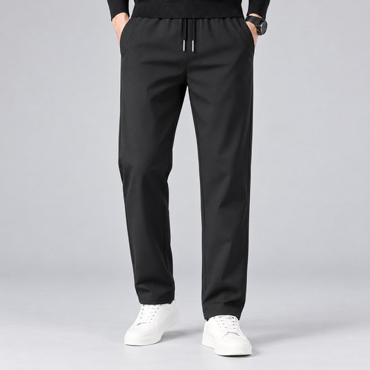 Men's Fleece-Lined Water-Repellent Trousers — Regular Fit 1