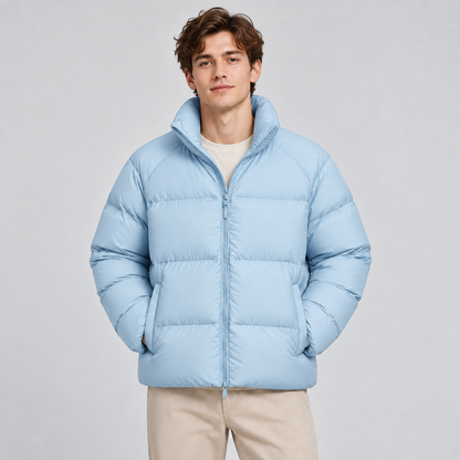 Unisex Lightweight Short Puffer Jacket — Insulated Winter Coat 6