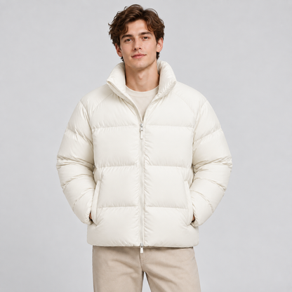 Unisex Lightweight Short Puffer Jacket — Insulated Winter Coat 11