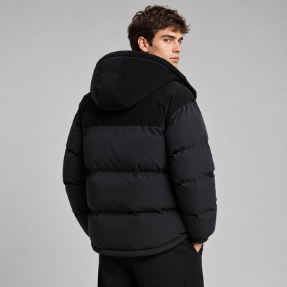 Men's Oversized Hooded Puffer Jacket — Thick Padded Winter Coat 2