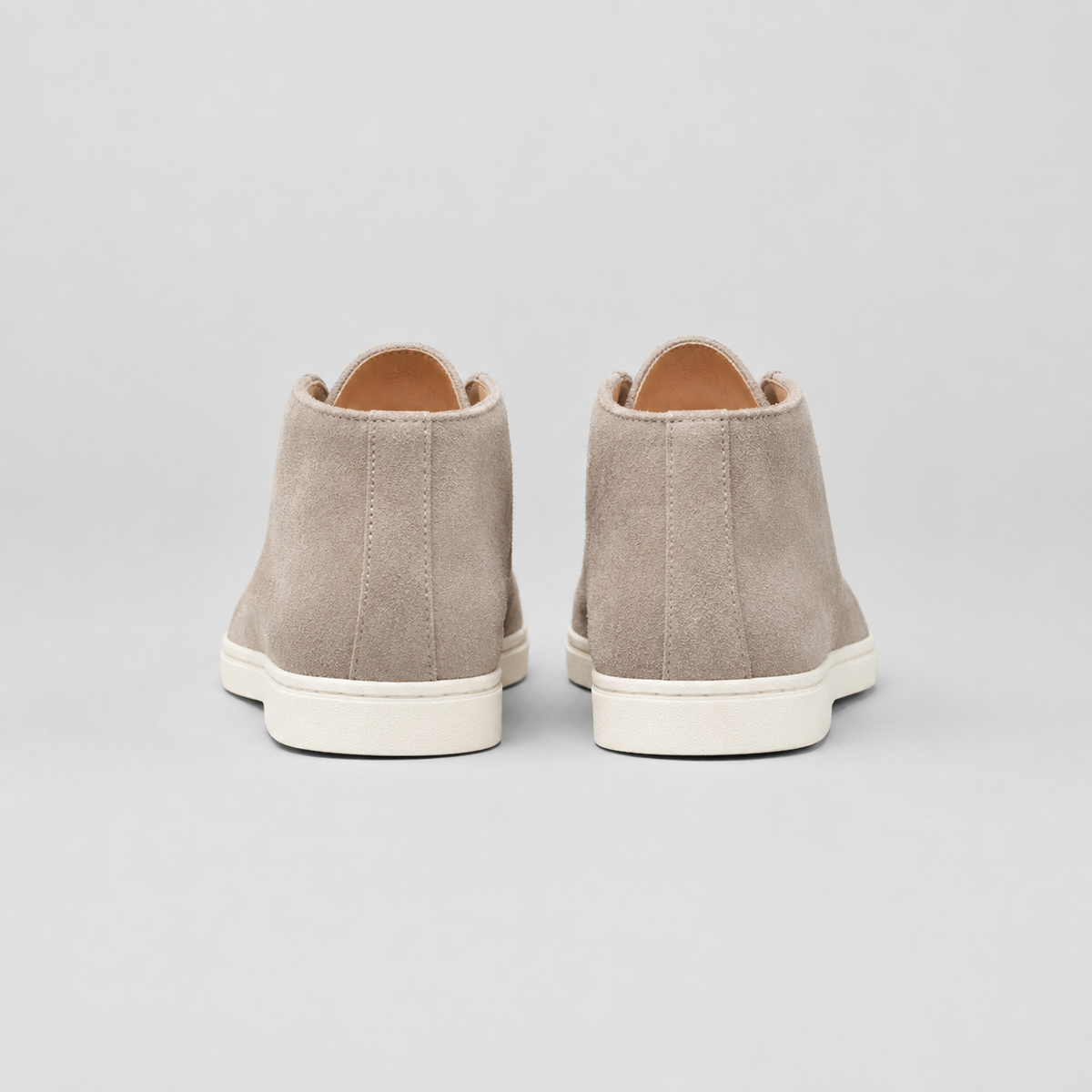Men's Suede-Look Slip-On Ankle Boots — Contrast Sole 2