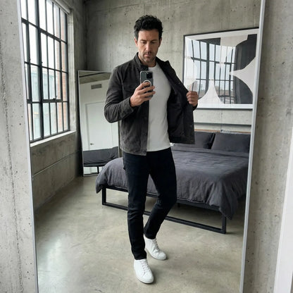 Classic Pocket Suede Jacket — Premium Italian Suede Men's Coat 10