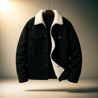 Hudson Corduroy Jacket — Fleece Lined Classic Fit Coat 7