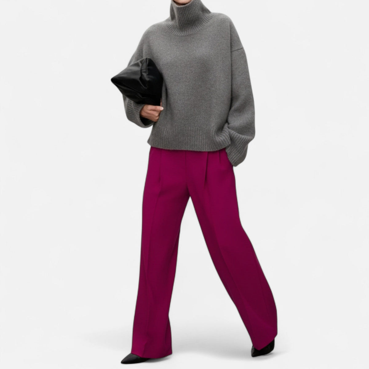 Women's Turtleneck Sweater – Soft Knit Timeless Style 7