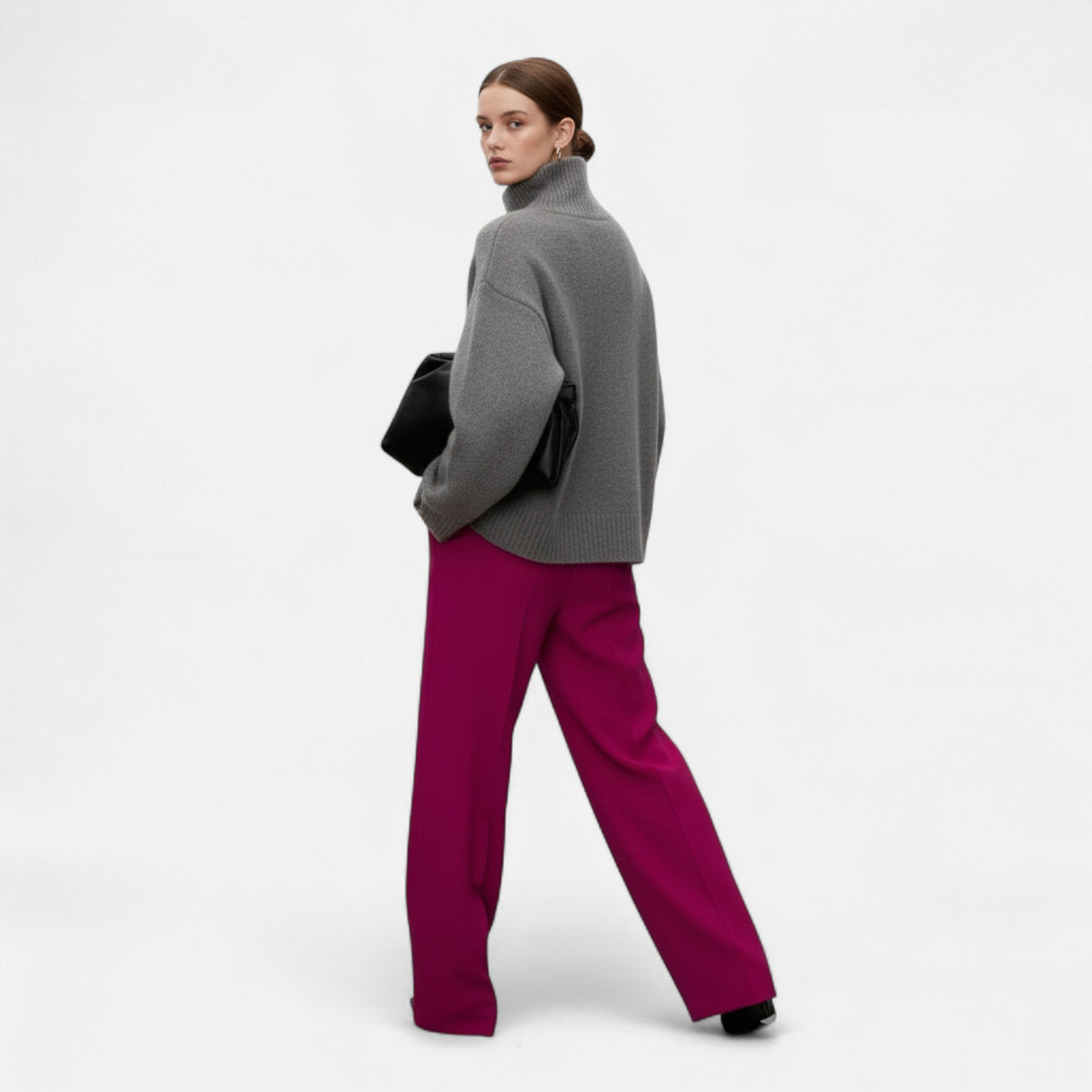 Women's Turtleneck Sweater – Soft Knit Timeless Style 6