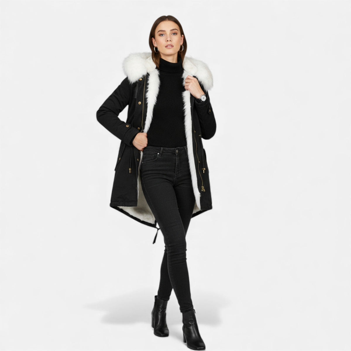 Women's Classic Padded Winter Jacket — White Collar Heritage 2