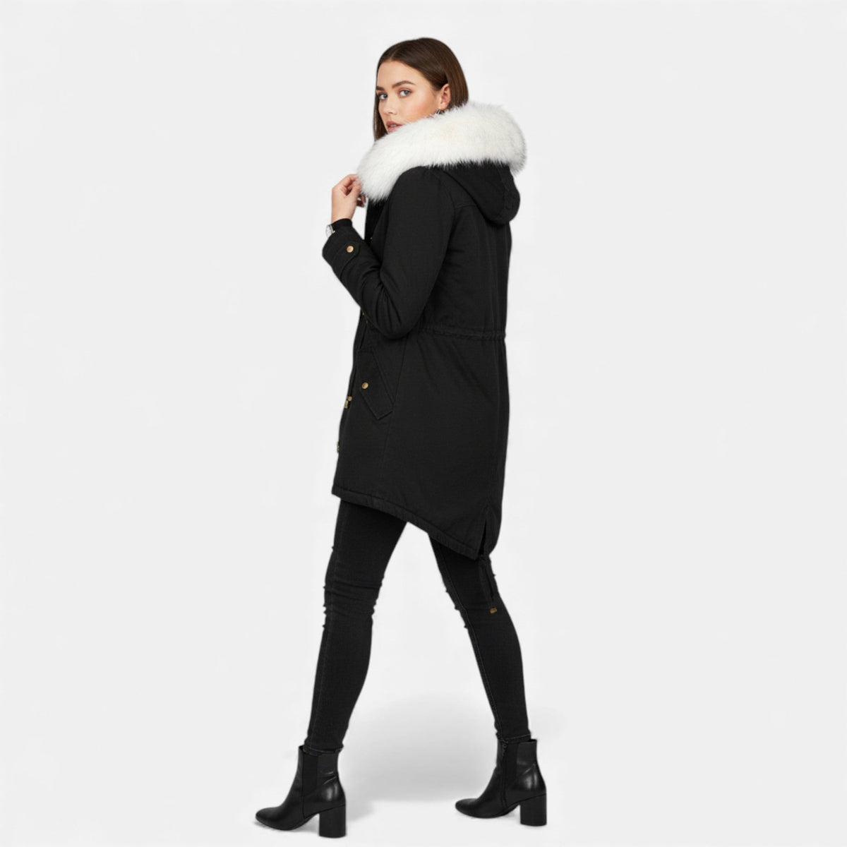 Women's Classic Padded Winter Jacket — White Collar Heritage 3